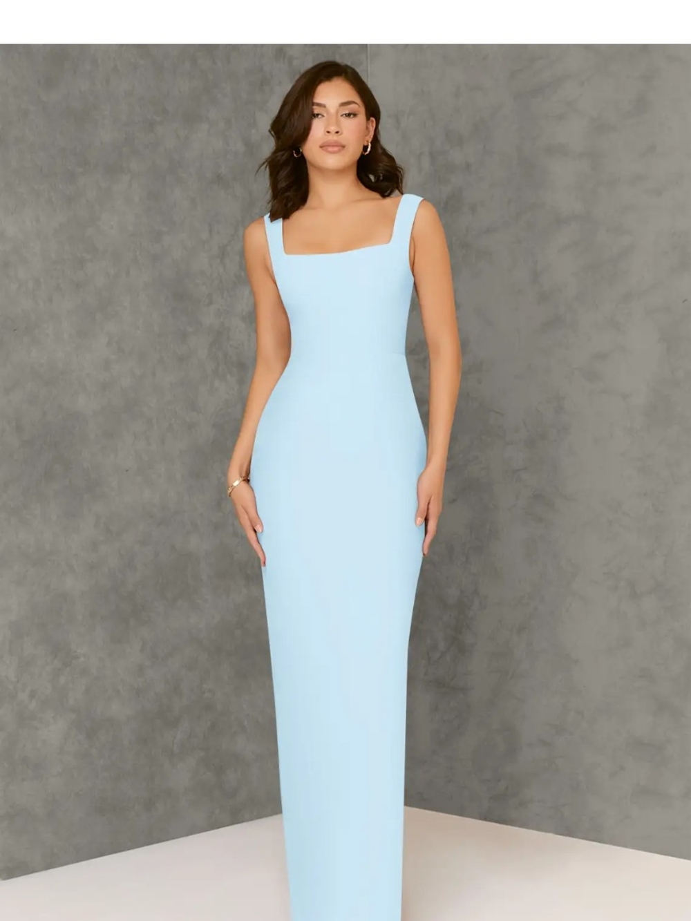 Azazie Sky Blue Flori Dress